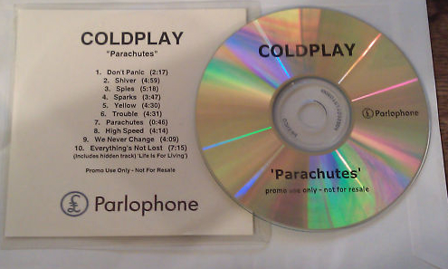 Parachutes (UK CD-R Promo) - Coldplay - Coldplayzone.it